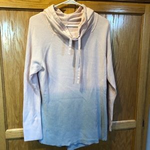 Pink/Gray ombré Sz 10 Lululemon waffle sweatshirt